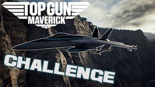Top Gun Maverick Canyon Run Challenge  Ace Combat 7