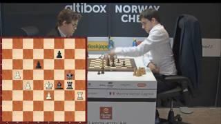 Carlsen Destroyed All Blitz Norway Chess 2017.
