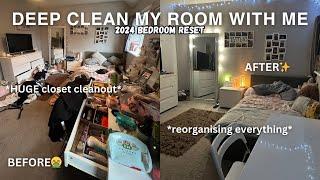 DEEP CLEAN MY ROOM WITH ME  first declutter reorganise & reset of 2024