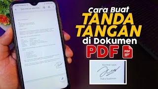 Cara Membuat Tanda Tangan di Dokumen PDF Lamaran Kerja Pakai HP