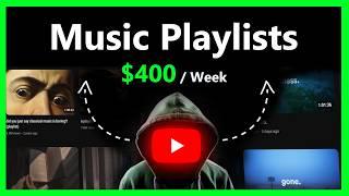 Earn Money by Uploading Music Playlists on YouTube No AI + Monetized