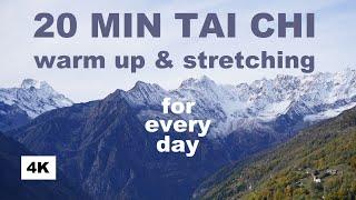 20 MIN TAI CHI STRETCHING and WARM UP EXERCISES Practically Perfect for Every Day - MorningEvening
