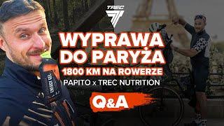 PASHA x TREC NUTRITION Q&A - 1800 km rowerem do Paryża najciekawsze sytuacje czy będzie powtórka?