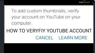 How to verify your YouTube account#using phone#youtube# technical Kk