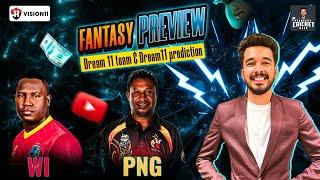 WI vs PNG Dream11 Prediction  WI vs PNG Today Match Prediction  ICC Mens T20 World Cup 2024