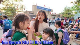 Em Quỳnh Nhi Sau Giờ Học Ở Trường