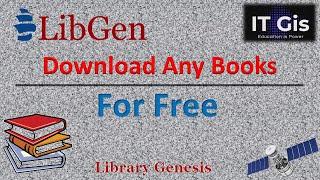 Download Any Books for Free in Pdf  Download Books  LibGen  Library Genesis  ITGIS