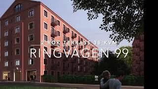 Ringvägen 99 - 2 rok terrass 38 kvm