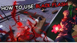 How To Use BLACK FLASH In Sorcerers Battlegrounds