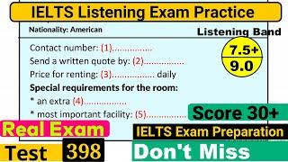 IELTS Listening Practice Test 2024 with Answers Real Exam - 398 