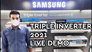 Samsung Triple Inverter Ac  2021 Copper  8 Pole  1 Ton  1.5 Ton  2 Ton