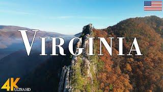 FLYING OVER VIRGINIA 4K UHD - Relaxing Music Along With Beautiful Nature Videos - 4k ULTRA HD