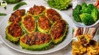 Stuffed Karela recipe  Pur Bhora Karola  Bengali Bitter Gourd Recipe পুর ভরা উচ্ছে Karela Recipe