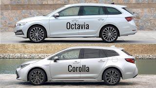 2021 Skoda Octavia Combi vs Toyota Corolla Touring Sports