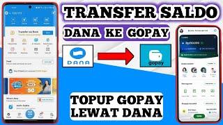 Transfer Saldo DANA ke GOPAY  TOPUP GOPAY LEWAT DANA