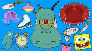 스폰지밥 플랑크톤 인형 변신시키기 스톱모션 Spongebob Plankton Doll TransformationOperation Stop Motion