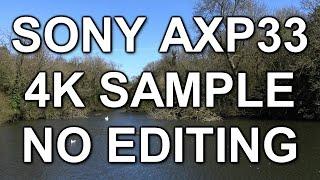 Sony FDR-AXP33 AX33 4K test footage shot at 100Mbps XAVC-S 25p