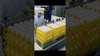 Automated egg washing and inspection process. taiwan egg factory #Shorts