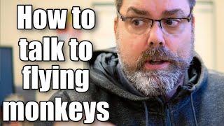 How to talk with a flying monkey