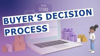 Buyer decision process stages in marketing