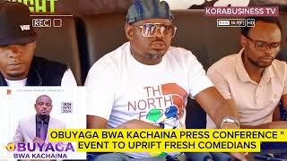 DONT MISS‼️KACHAINA COMEDY PRESS CONFERENCE OBUYAGA CONCERT TOUR IN RUBAARE TO UPRIFT NEW COMEDIANS
