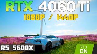 RTX 4060 Ti + RYZEN 5600x  12 Games 1080p 1440p Test