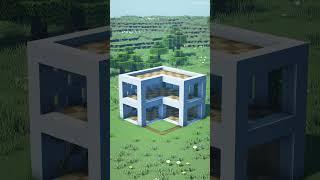 ️ Minecraft  How To Build a Small Modern House  Small House #minecraft