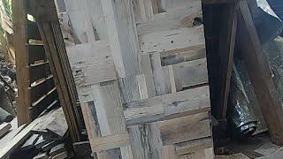 Membuat kerajinan dari Kayu Pallet Jati Belanda