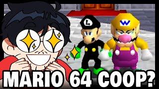 Zerando MARIO 64 só que CO-OP