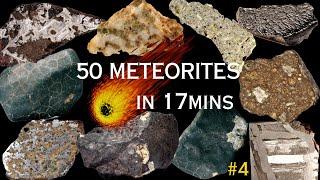 50 Meteorites in 17mins ️ 50 Shades of Space Rocks Compilation #4 Meteorite Examples Identified