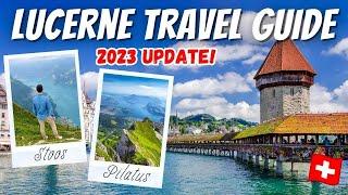 ULTIMATE LUCERNE GUIDE Three-Day Itinerary in Lucerne Switzerland & Beyond  Pilatus Stoos Rigi