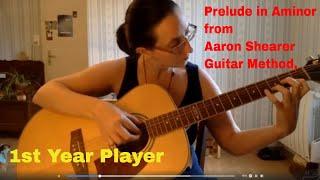 Aaron Shearer Guitar Method Natalie Plays Prelude in Am