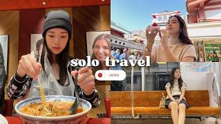 Japan Vlog   first time doing solo travel 