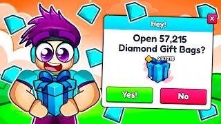 I Opened 57214+ Diamond Gift Bags in Pet Sim 99