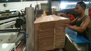 How machine to glue and folding carton  Automatic Folder Gluer for Corrugated Boxes