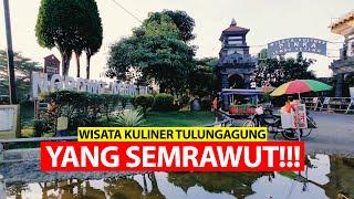 SUASANA SORE WISATA KULINER PINGGIR KALI NGROWO PINKA