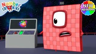 Space Division  S7 E15  Learn Times Tables  @Numberblocks