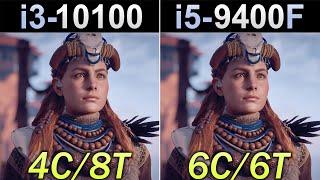 i3-10100 Vs. i5-9400F  New Games Benchmarks