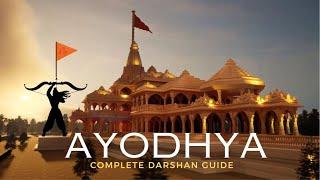 Ram Mandir Ayodhya  Ayodhya Tourist Places  Ayodhya Complete Darshan Guide  Ayodhya Ram Mandir