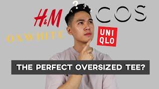 Which BRAND Makes the Best Oversized Tee?  COS UNIQLO H&M OXWHITE