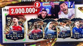 OMGGG Wir haben 2x einen 2 MIO+ COINS PL TOTS GEZOGEN  Pack Luck mit @GamerBrother 