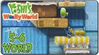 Yoshis Woolly World 100% Walkthrough World 5-6 Up Shuttlethread Pass