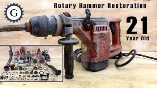 Heavy Duty Rotary Hammer Restoration  Hilti TE504 Hammer Year 1998