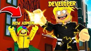 The DEVELOPER gave me the ADMIN MENU and you wont BELIEVE what it does.. Roblox
