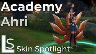 Academy Ahri - Skin Spotlight - League of Legends