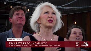 Former Mesa County clerk Tina Peters guilty of 7 counts in election security breach trial