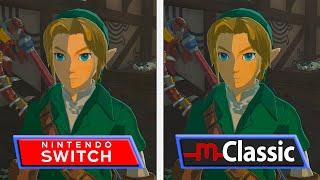 Zelda Tears of the Kingdom  mClassic ON  OFF  Switch Comparison