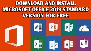 How to Download Microsoft OFFICE 2019  Install MS Office for PC