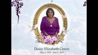 Mrs Daisy Green Thanksgiving Service