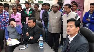 DM Haridwar Deepak Rawat holding court in village